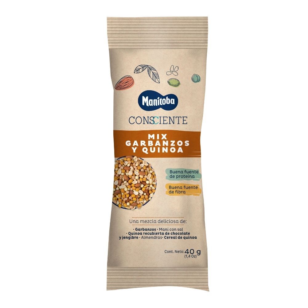 Mix Garbanzos Y Quinua Manitoba Paquete X 40Gr